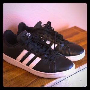 Adidas Black Cloudfoam Sneakers